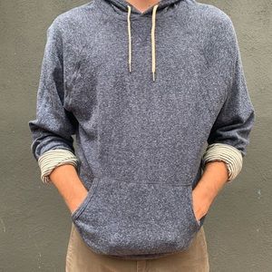 J. Crew Men’s M Navy heather hoodie
